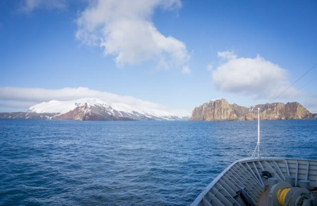 Hurtigruten Antarktis MS Midnatsol Deception Island