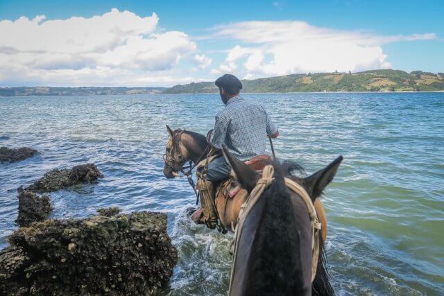 Chiloe Chile Reiten 