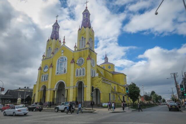 Chiloe Chile Castro Kirche