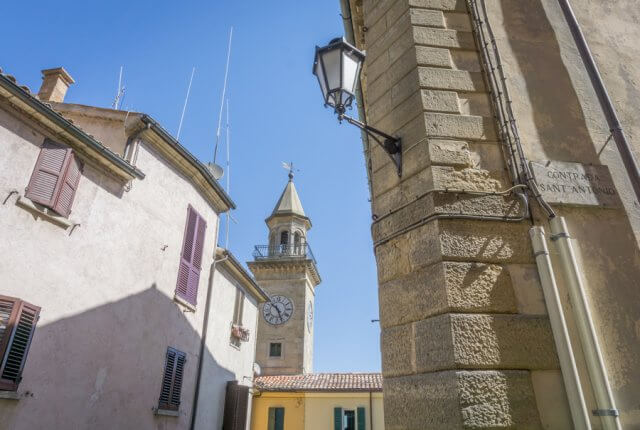 San Marino Borgo Maggiore Clock Tower
