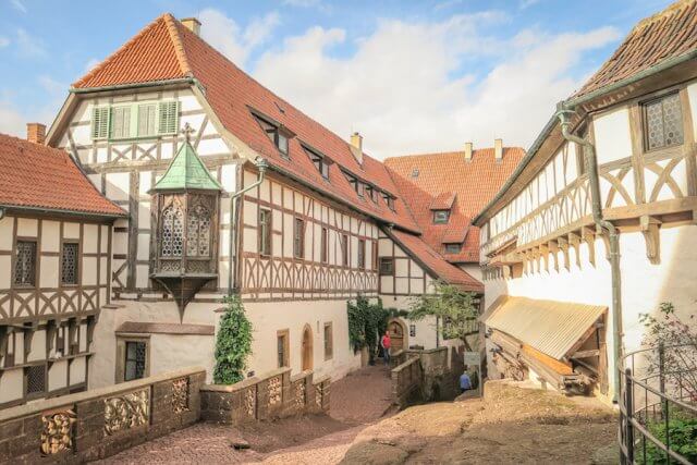 Roadtrip Deutschland Wartburg Innenhof