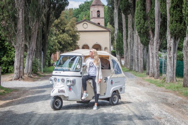 Toskana Italien Pomarance Tuktuk The Gira