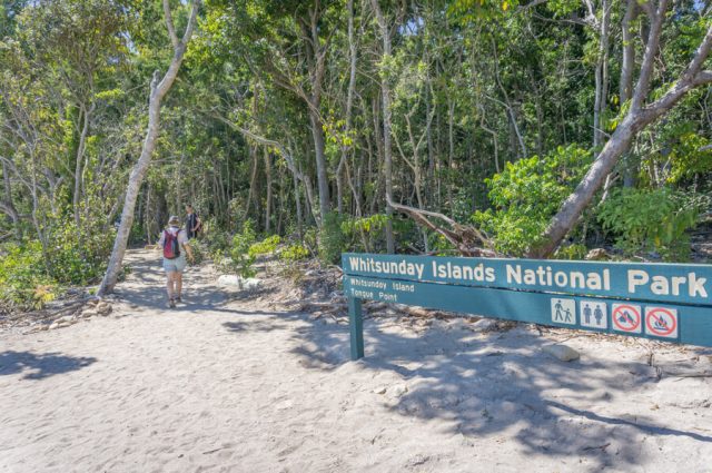 Whitsundays Camping Great Barrier Reef Queensland Australien Wanderweg