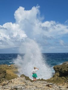 Curacao Urlaub Karibik niederlaendische Antillen Shete Boka Nationalpark Boka Pistol Kueste