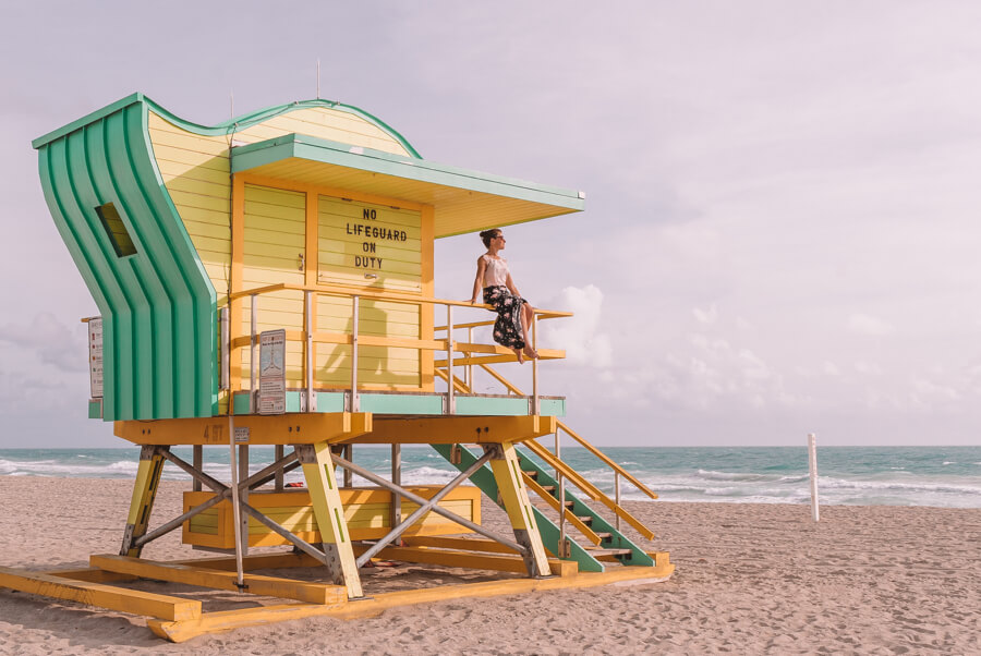 Miami Beach Sehenswuerdigkeiten Urlaub South Beach Lifeguards