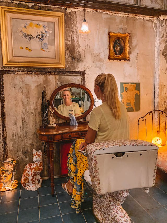 Antiek café Ganghwa Island toilet