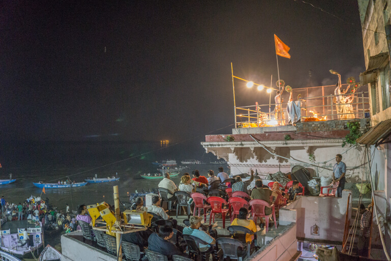 Ganga Aarti Varanasi Indien