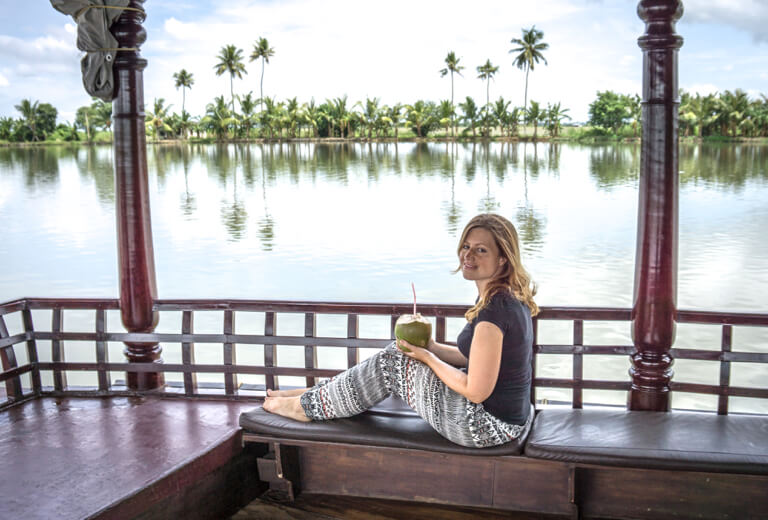 Indien Sehenswuerdigkeiten Kerala Backwaters