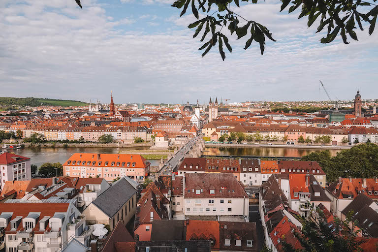 Aussicht Wuerzburg Marienberg