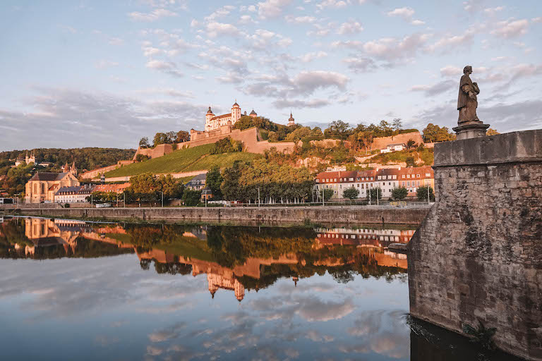 Wuerzburg Sehenswuerdigkeiten Festung Marienberg