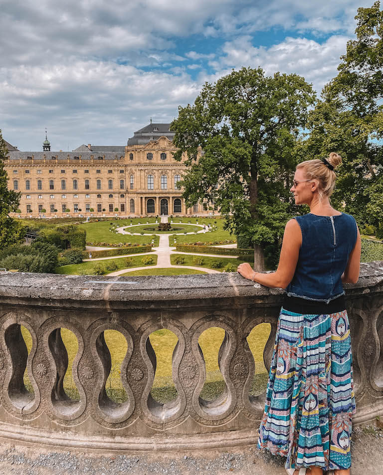 Wuerzburg Sehenswuerdigkeiten Hofgarten Residenz