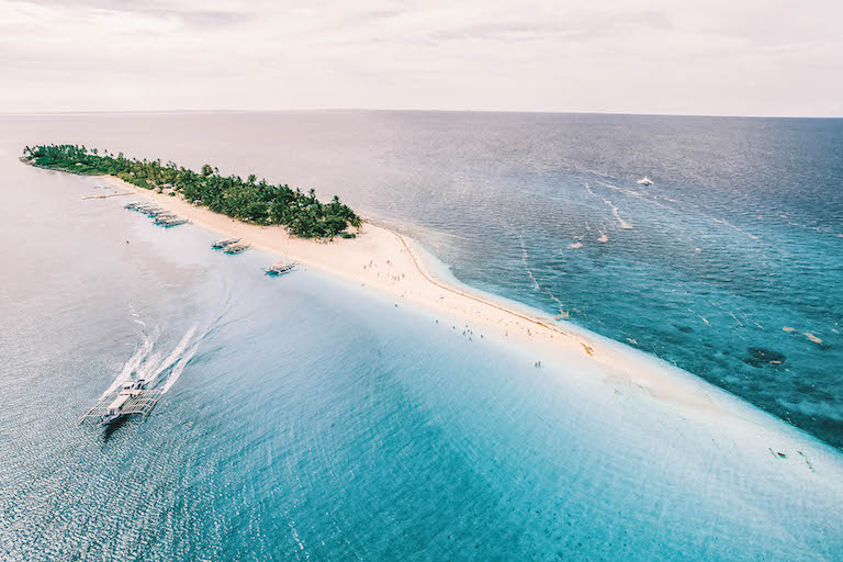 Inseln der Philippinen Kalanggaman Island