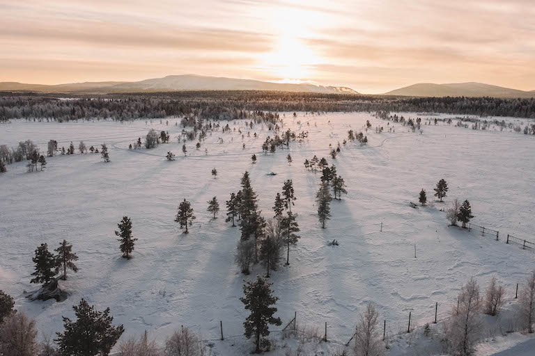 Lappland Finnland Winter