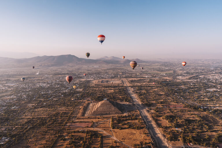 Teotihuacan-Staette-Azteken-Mexiko