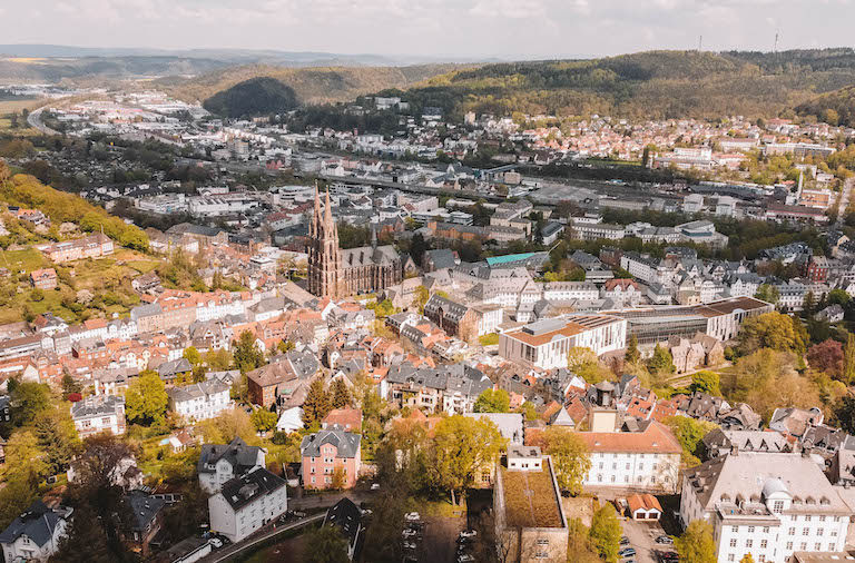Marburg vom Landgrafenschloss