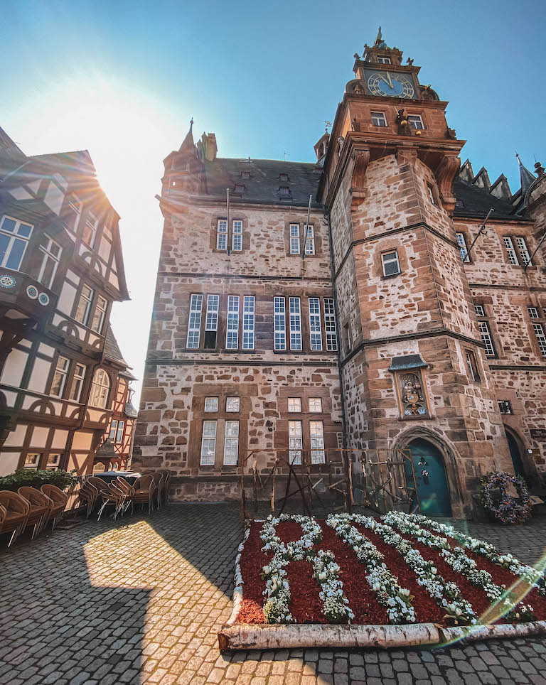 Marburg Sehenswuerdigkeiten Rathaus