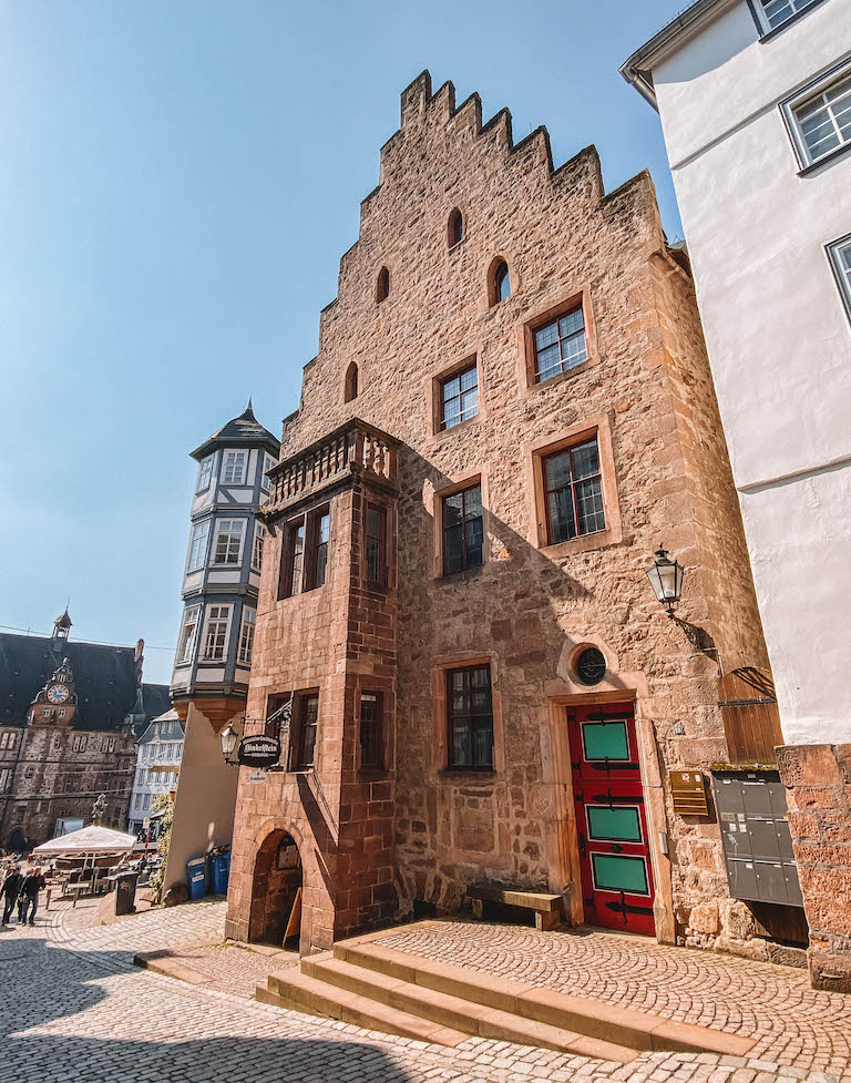 Marburg Sehenswuerdigkeiten Steinernes Haus