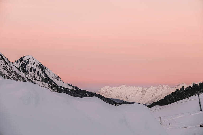 Kuehtai Sonnenaufgang