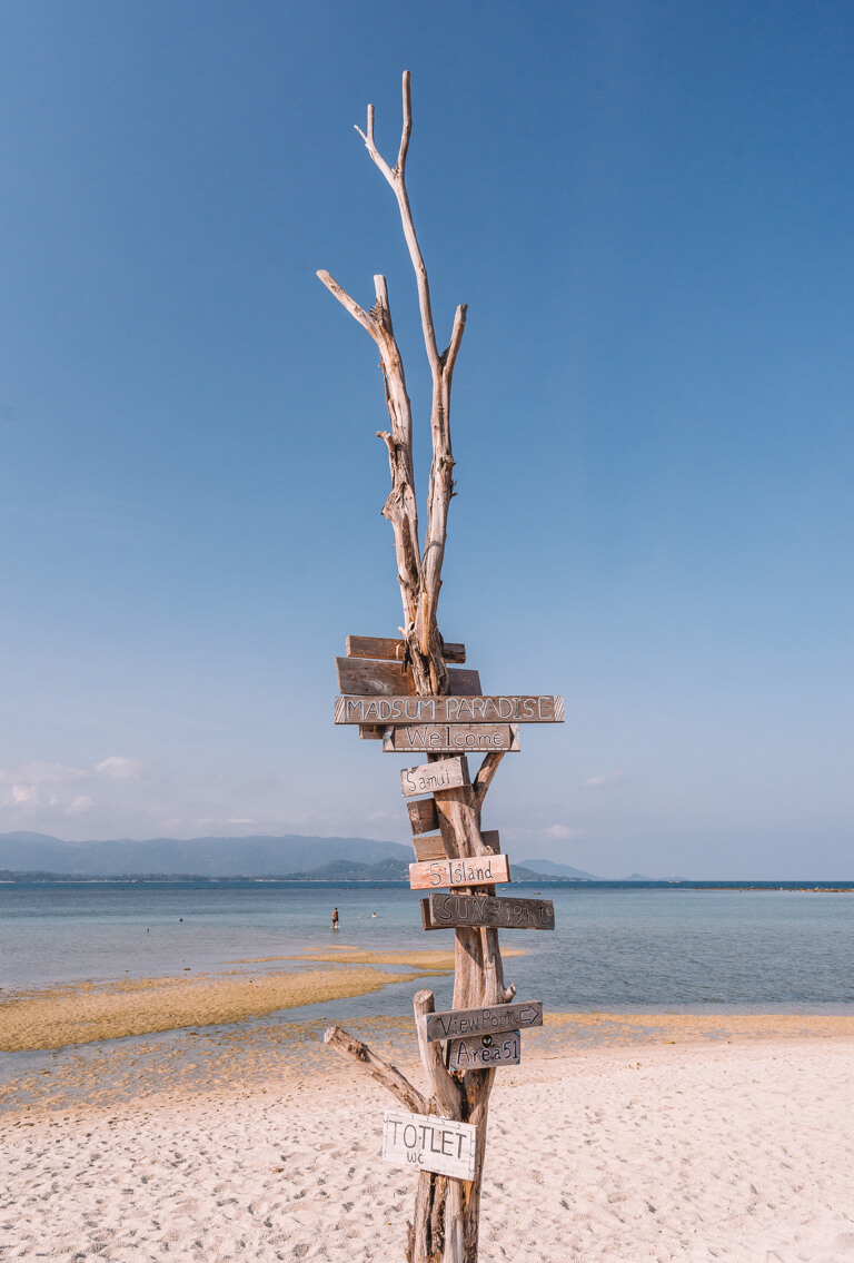 Koh-Samui-Sehenswuerdigkeiten-Koh-Mat-Sum-Schweineinsel-Strand