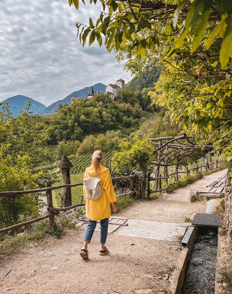 Marlinger Waalweg Lana Castel Lebenberg