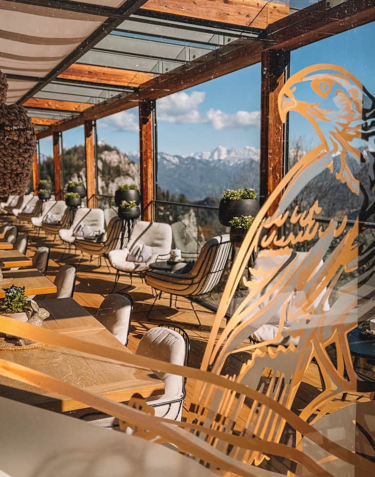Blaue Burg Terrasse