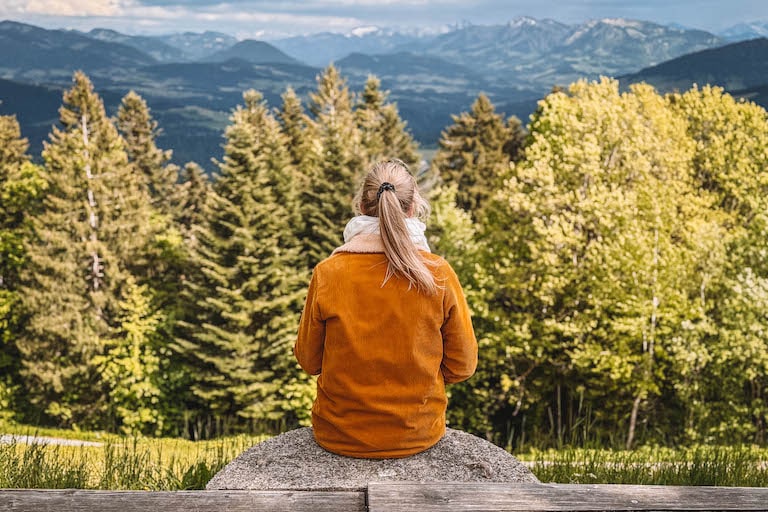 Ausblick Berge Bregenz Pfaender