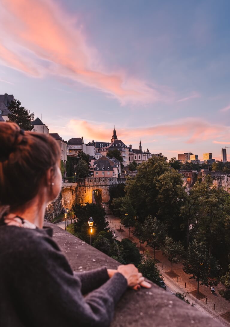 Sehenswuerdigkeiten Luxemburg Chemin de la Corniche