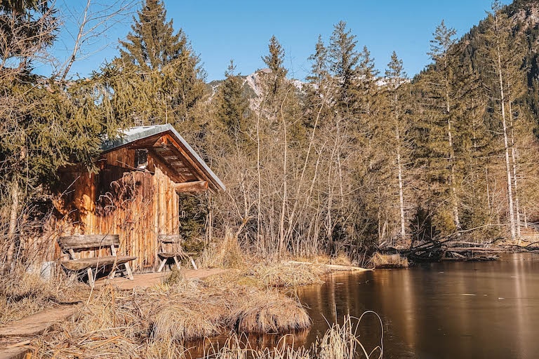 Moorweiher Oberstdorf Winter