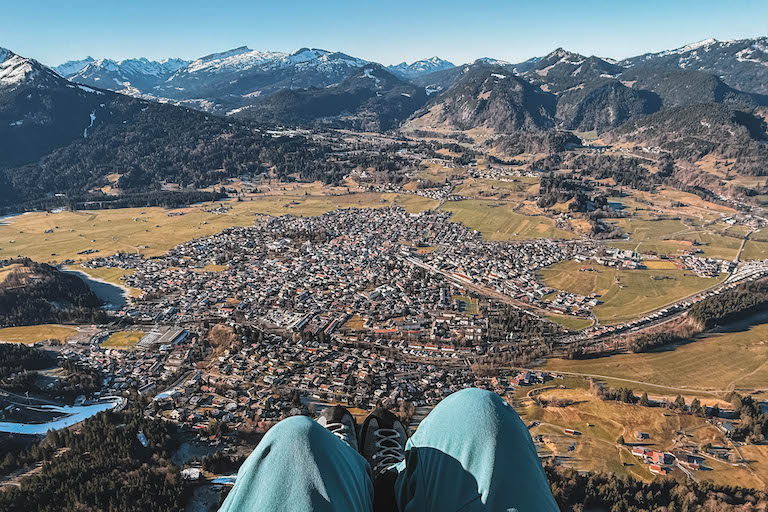 Oberstdorf Sehenswuerdigkeiten Paragliding