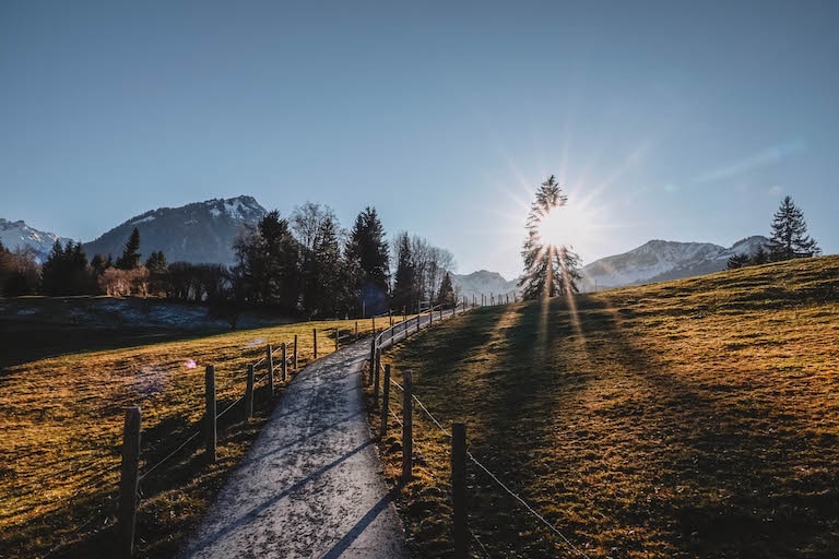 Winterwandern Moorweiher Oberstdorf