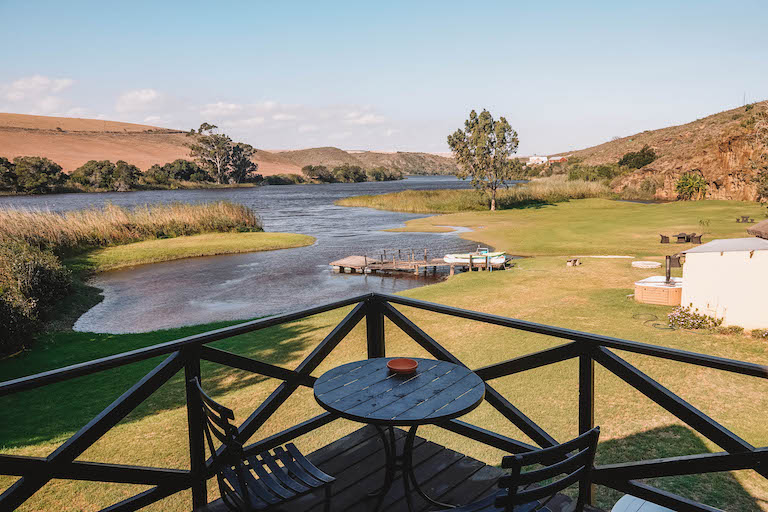 Tides River Lodge Suedafrika Balkon