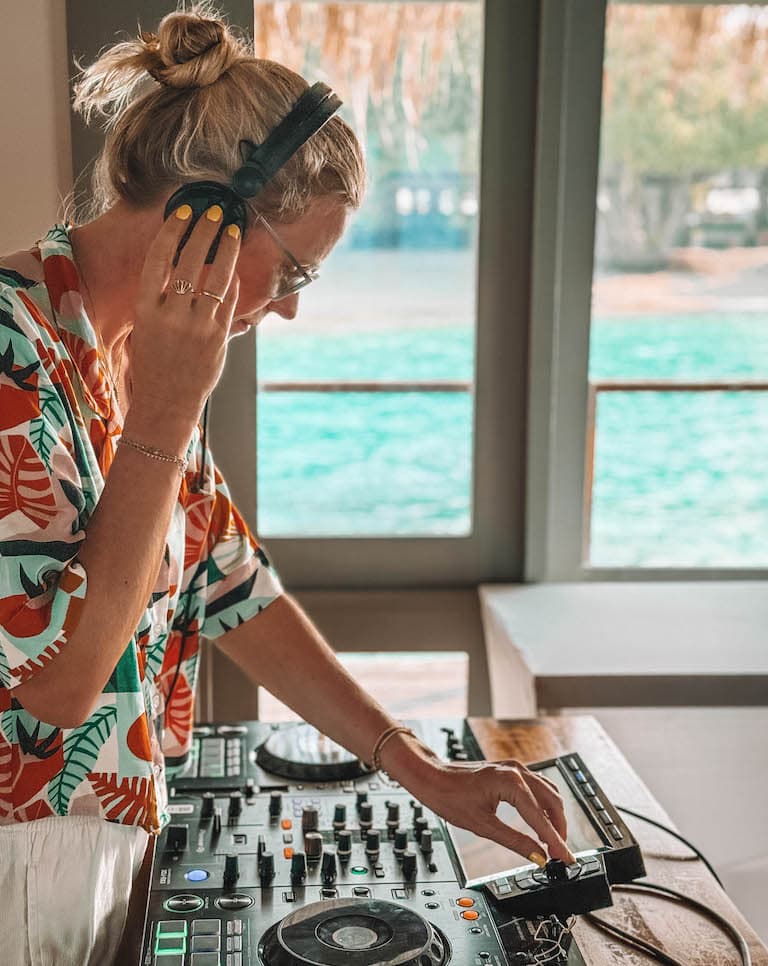 How to dj class Cora Cora Malediven