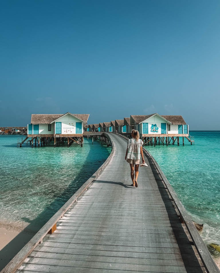 Steg Wasservillen Cora Cora