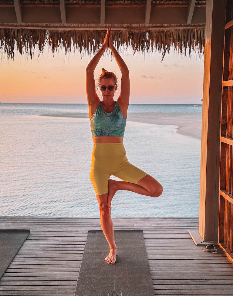 Yoga Cora Cora Sonnenuntergang