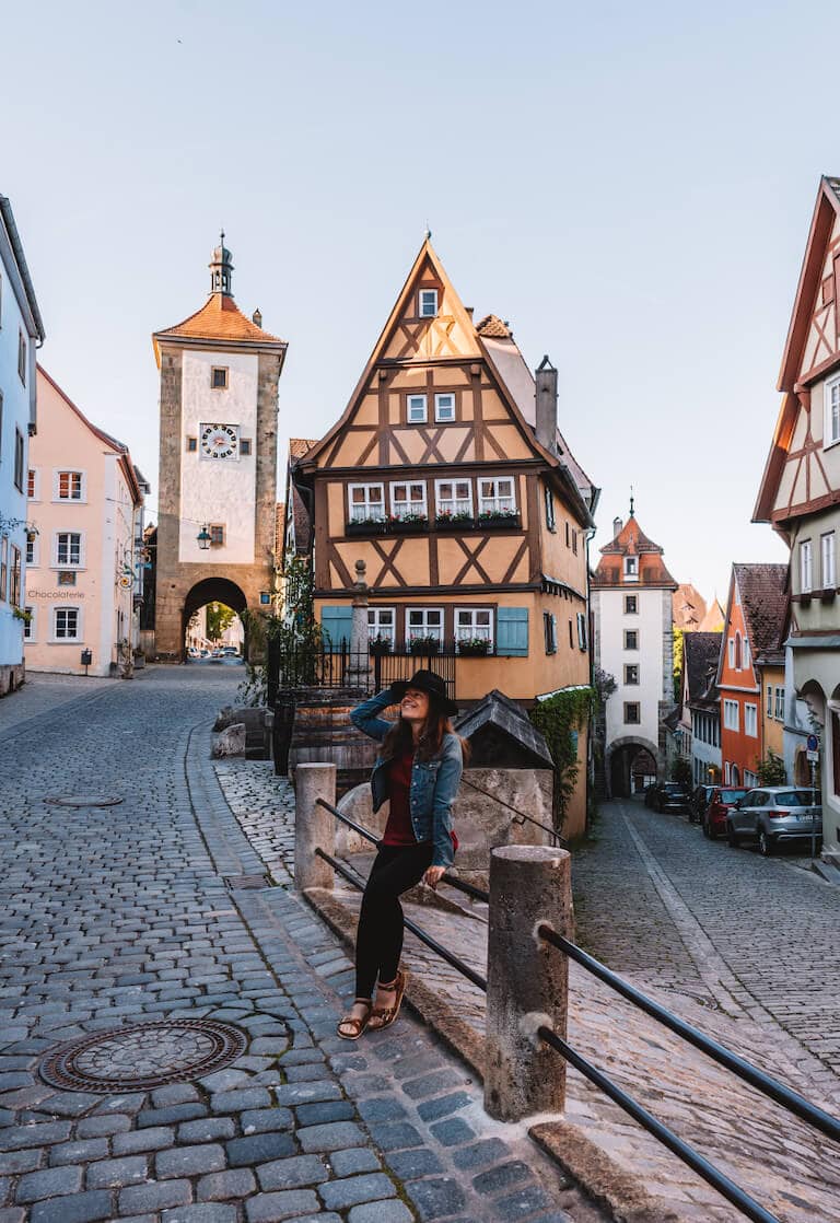 Rothenburg ob der Tauber Sehenswuerdigkeiten Das Ploenlein