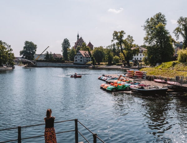 Bromberg Sehenswuerdigkeiten Brda Fluss Bydgoszcz