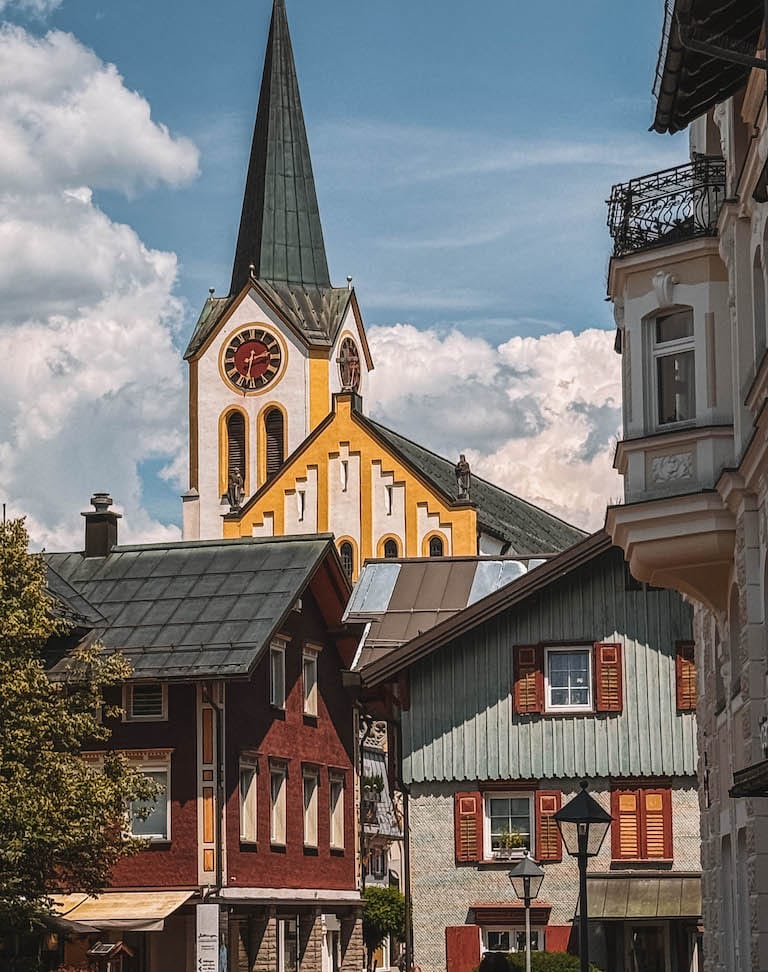 Oberstaufen Allgaeu Innenstadt