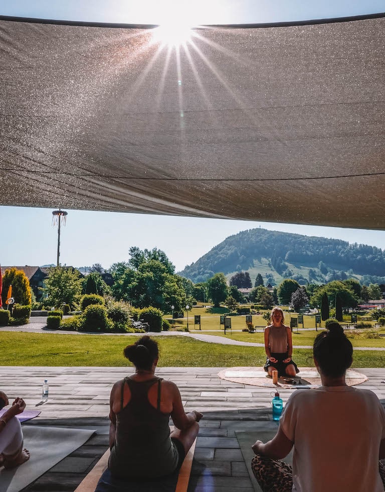 Yoga Retreat Oberstaufen Achtsamkeit