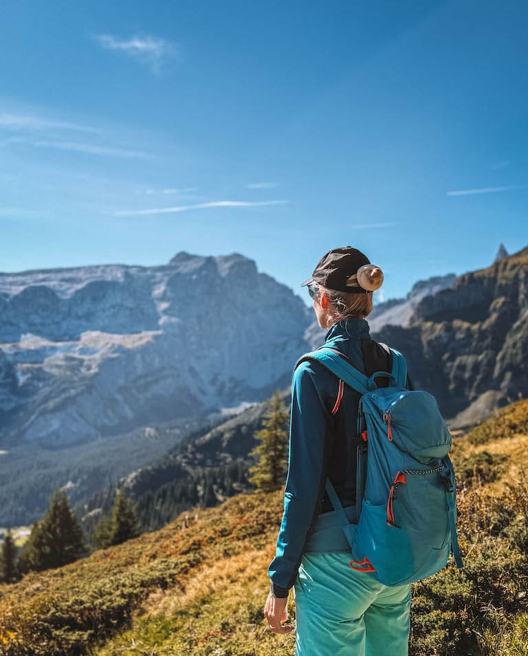 Aussicht Gauertaler Alpkultour Wanderung Montafon