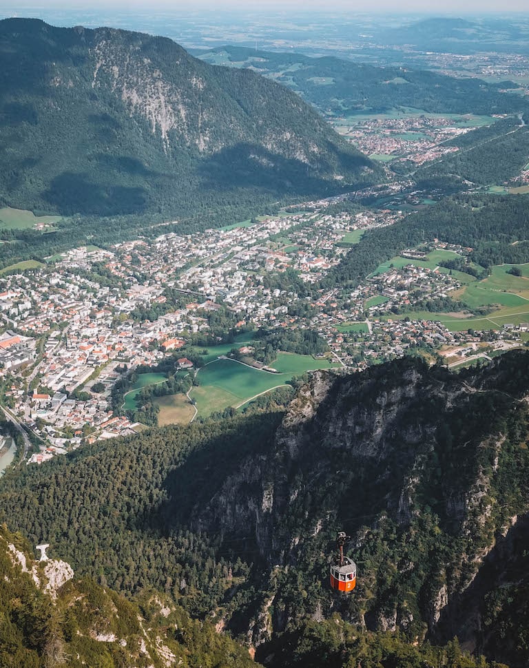 Bad Reichenhall Predigtstuhl Gondel Aussicht