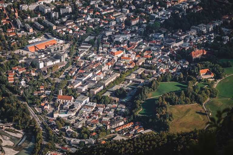 Bad Reichenhall von oben