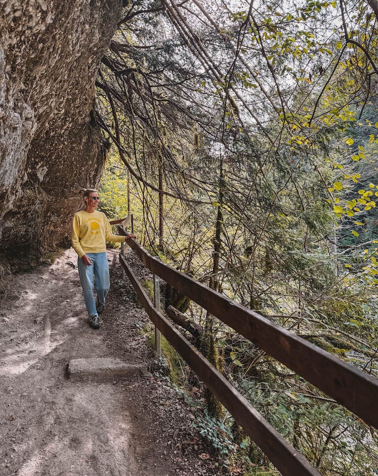 Bludenz Buerser Schlucht Wanderweg