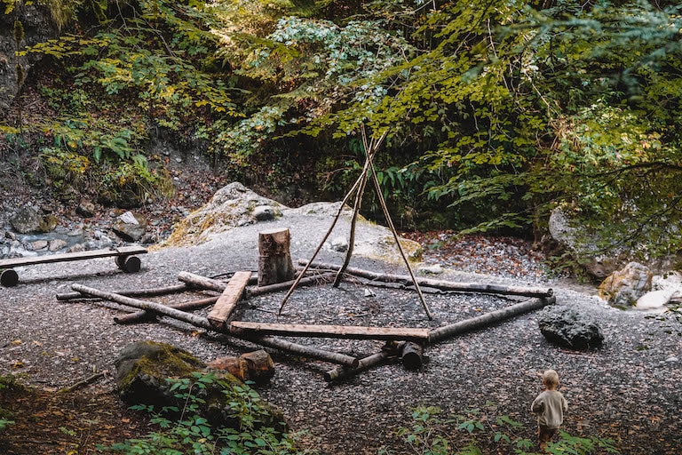 Bludenz Sehenswuerdigkeiten Buerser Schlucht Tipi