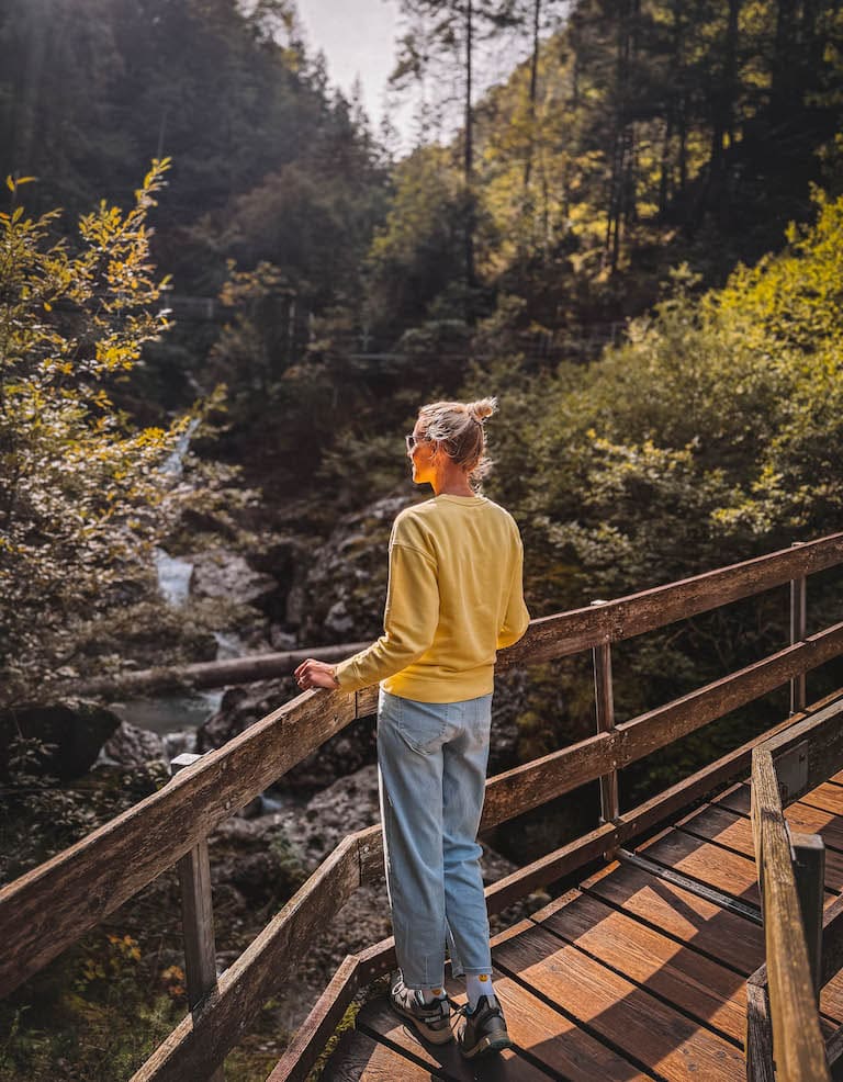 Bludenz Sehenswuerdigkeiten Buerser Schlucht Wanderung Bruecke