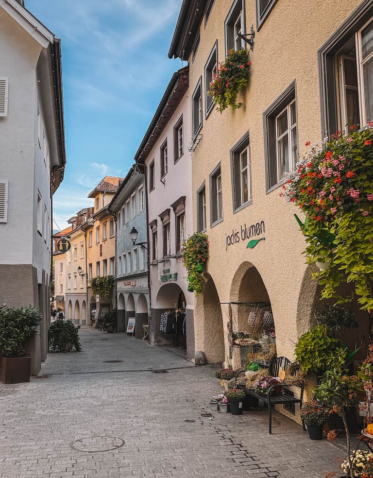 Bludenz Sehenswuerdigkeiten Laubengaenge