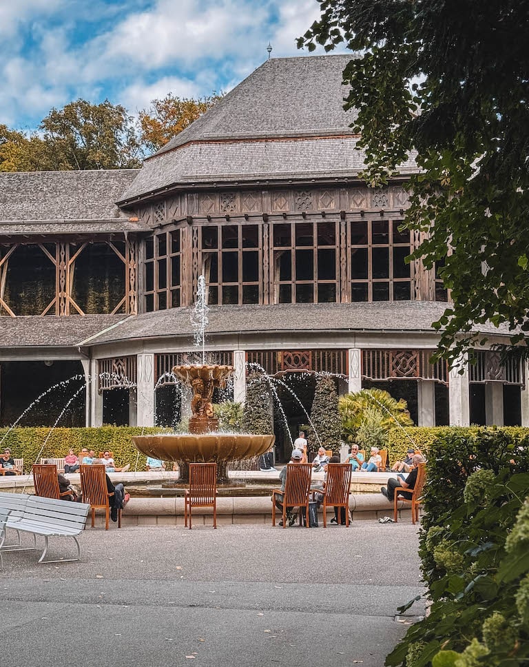 Brunnen Kurgarten Bad Reichenhall Sehenswuerdigkeiten