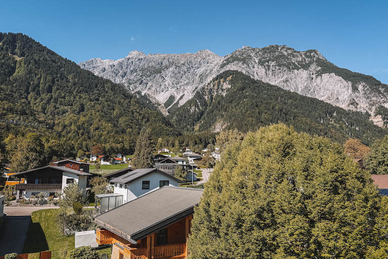 Die Montafonerin Ausblick Zimmer