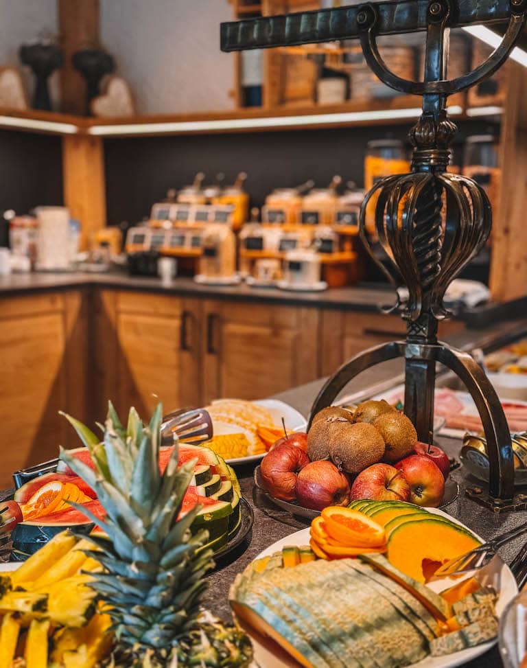 Die Montafonerin Fruehstueck Hotel