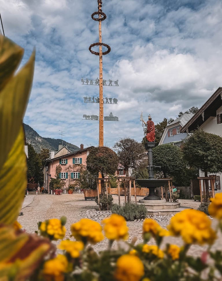 Florianiviertel Brunnen Bad Reichenhall Sehenswuerdigkeiten