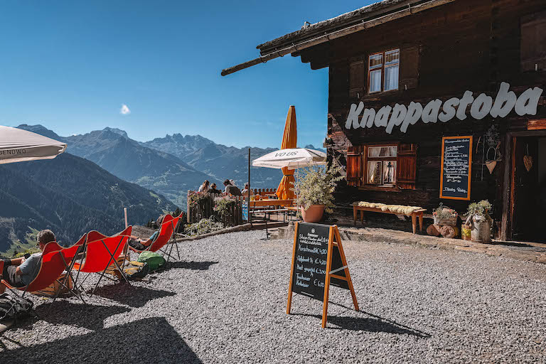 Knappastoba Montafon Kristberg Einkehr